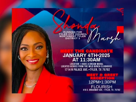 Shonda Marsh Announces Candidacy for District 3, Tyler City Council