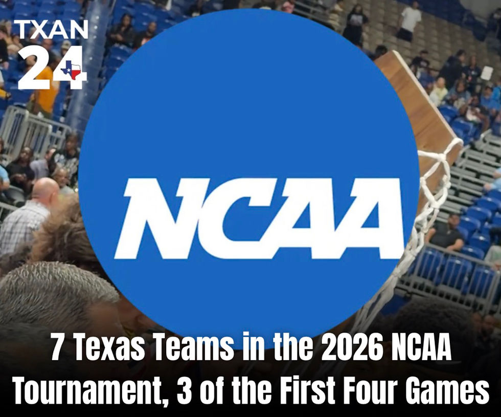 7 Texas Teams in the 2026 NCAA Tournament, 3 of the First Four Games