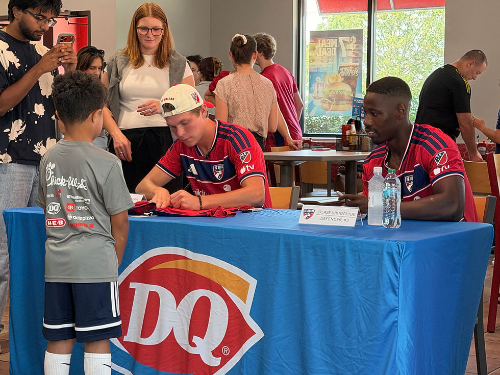 FC Dallas Players Team Up with Dairy Queen in Frisco for Fan Meet-and-Greet