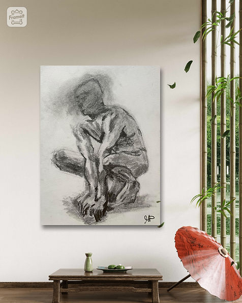 Dipinto ad olio; olio su tela; Pittura ad olio; dipinto acrilico; dipinto acquarello; Disegno a carboncino; Quadro 3D; Dipinto in rilievo; Quadro da collezione; Dipinto metallizzato; quadro regalo; dipinto made in Italy; dipinto design; arredare design; arredamento luxory chic; arredamento zona living; arredamento quadri salotto; dipinto Interior design; dipinto camera da letto; dipinto uomo pensieroso; uomo pensatore; carboncino di figura maschile
