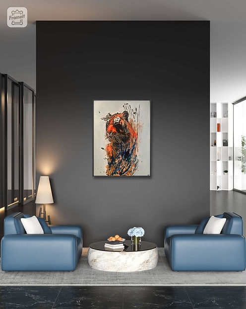 Dipinto ad olio; olio su tela; Pittura ad olio; dipinto acrilico; dipinto acquarello; Disegno a carboncino; Quadro 3D; Dipinto in rilievo; Quadro da collezione; Dipinto metallizzato; quadro regalo; dipinto made in Italy; dipinto design; arredare design; arredamento luxory chic; arredamento zona living; arredamento quadri salotto; dipinto Interior design; dipinto camera da letto; oil painting; paint on canvas; charcoal drawing, acrilic painting; watercolor painting; Custos; Tigre che protegge; Tiger; protection