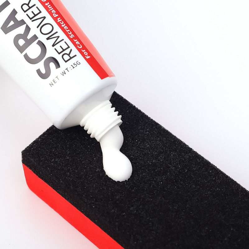 Thumbnail: Car Scratch Remover Polishing Paste with Sponge Auto Body Paint Care Remove Scra