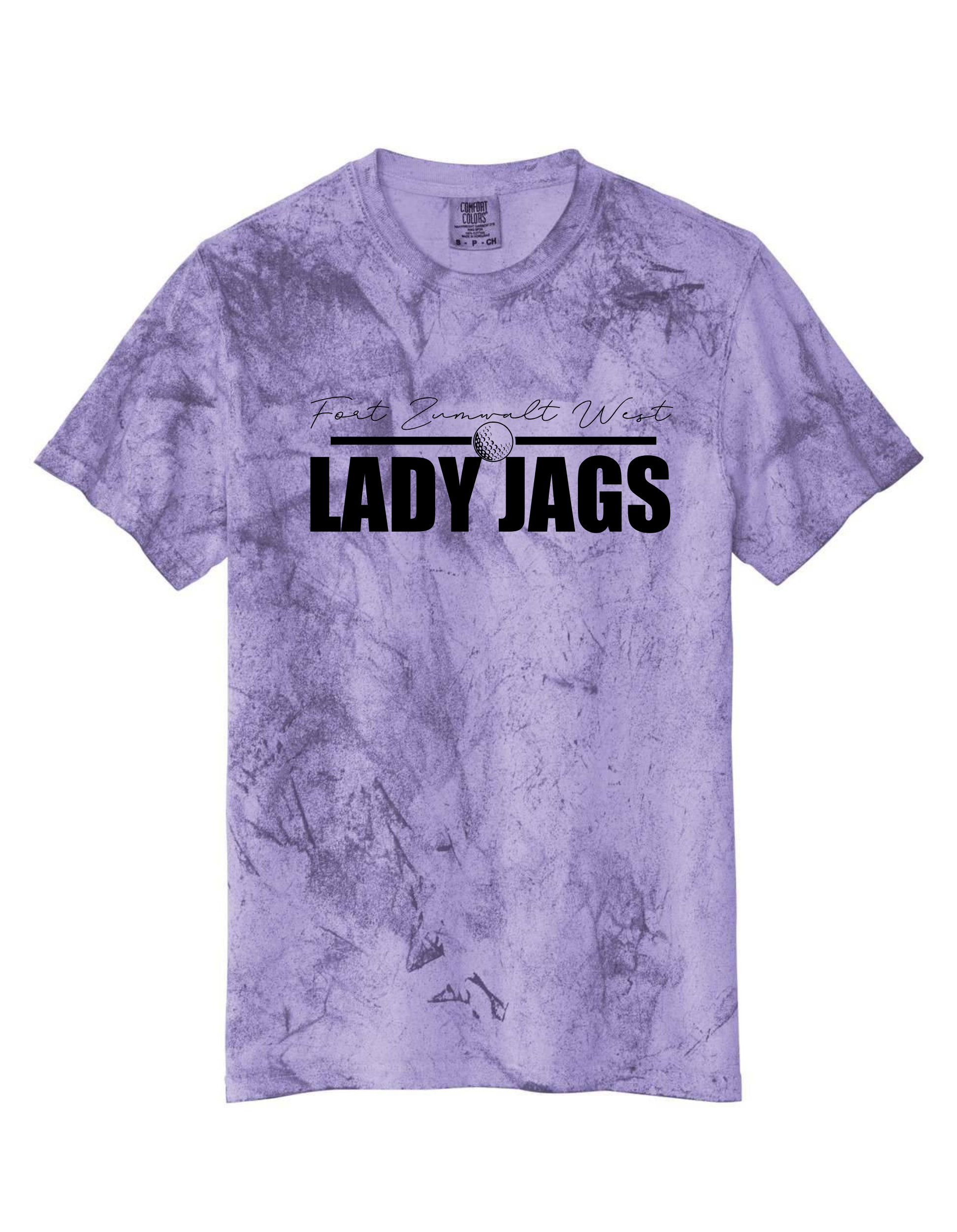 LadyJags Amethyst Tie Dye T-Shirt