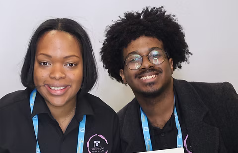 Traore Photo Booth Rental team setup at event