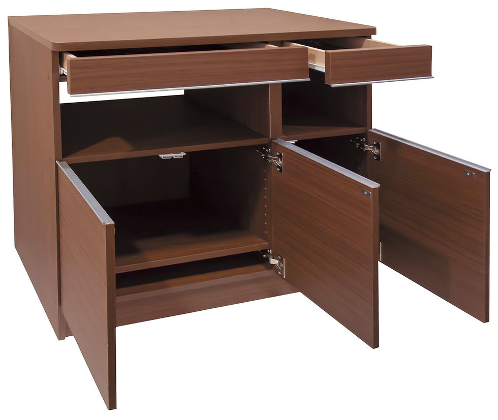 サムネイル： リハ家具　キャビネット　ナチュラル