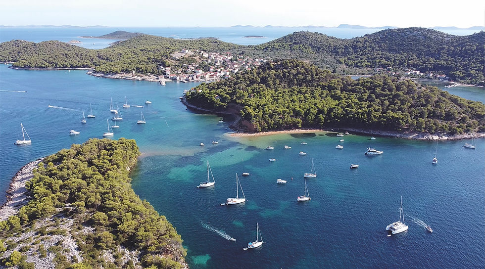 Fishing area from Pirovac to Murter Kornati and Central Dalmatia