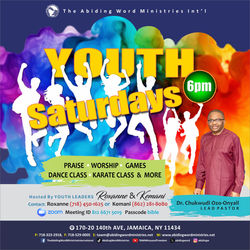 Youth Saturdays banner