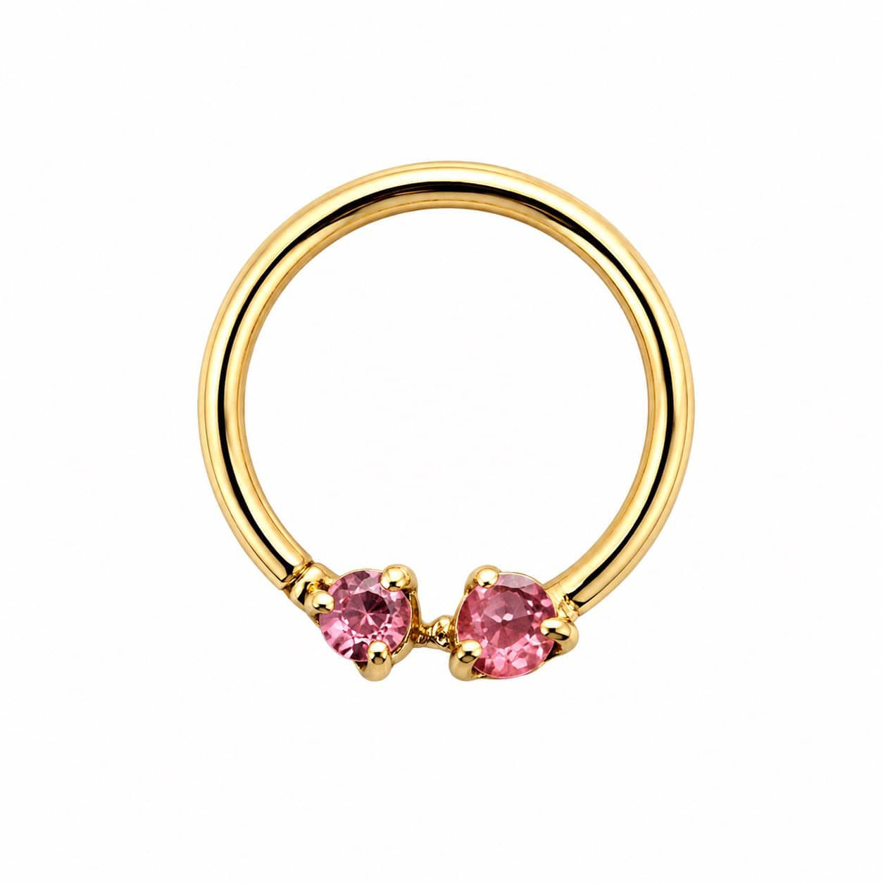 KSR5 15k Gold Ruby Seam Ring