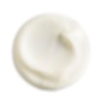 Swirl of creamy lotion, white background, moisturizing skincare product. Update - Skin by Tae.