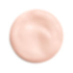 Swirl of light pink cream, perfect for moisturizing the skin