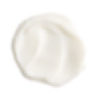 Swirl of white cream, Radiant Protection SPF Fluid, on a white background.