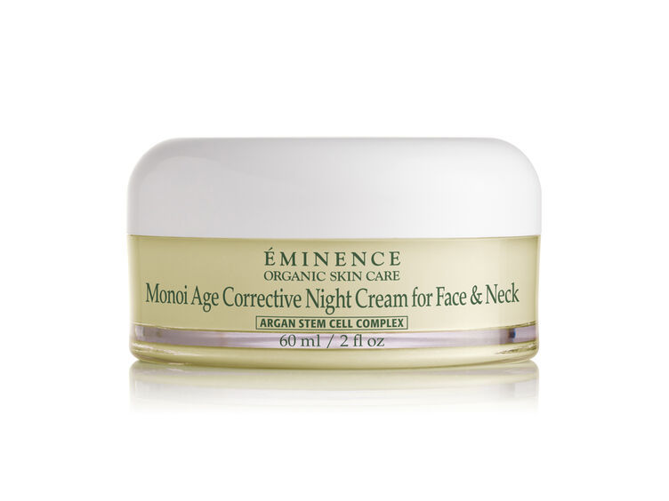 Eminence Organic Skincare Monoi Age Corrective Night Cream for Face & Neck ARGAN STEM CELL COMPLEX.