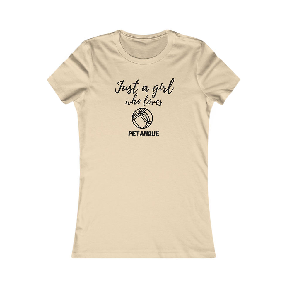 Thumbnail: Just a Girl Who Loves Petanque T-shirt