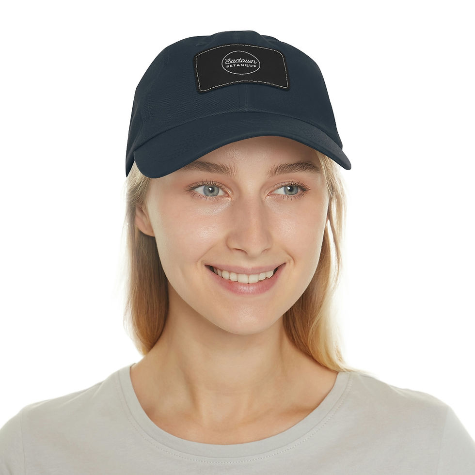 Thumbnail: Hat with Faux-Leather Patch