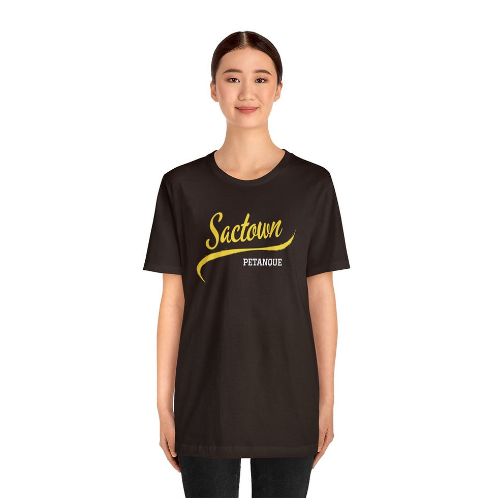 Thumbnail: Sactown Petanque Unisex Jersey Short Sleeve Tee 
