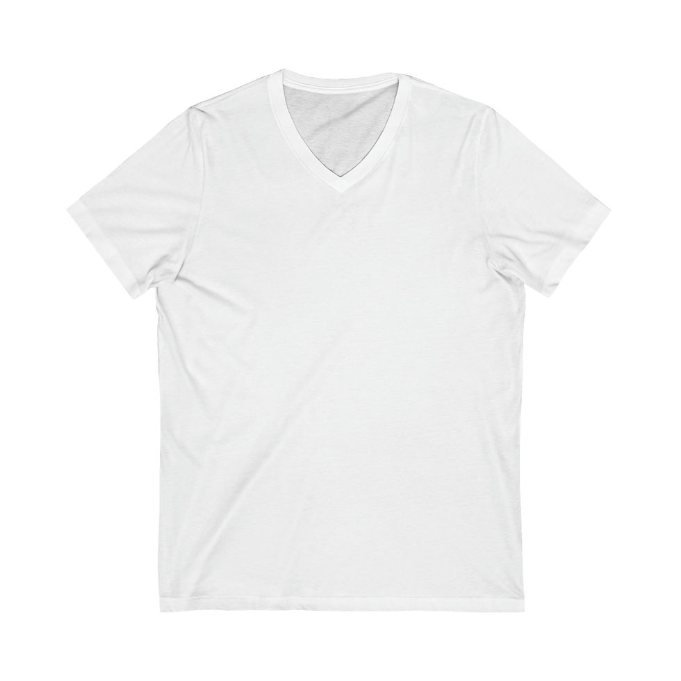 Thumbnail: Sactown back logo Unisex Jersey Short Sleeve V-Neck Tee