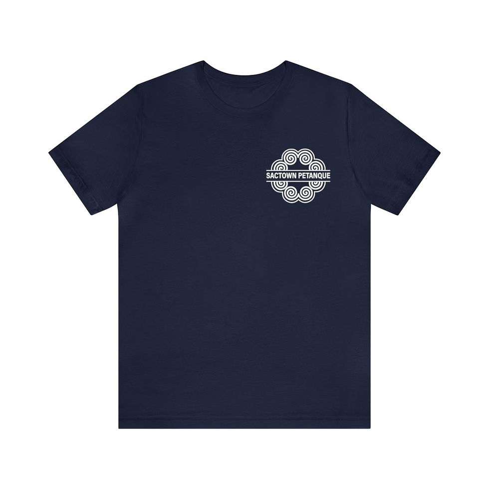 Thumbnail: Sactown Pocket and Back Logos Unisex Jersey Short Sleeve Tee