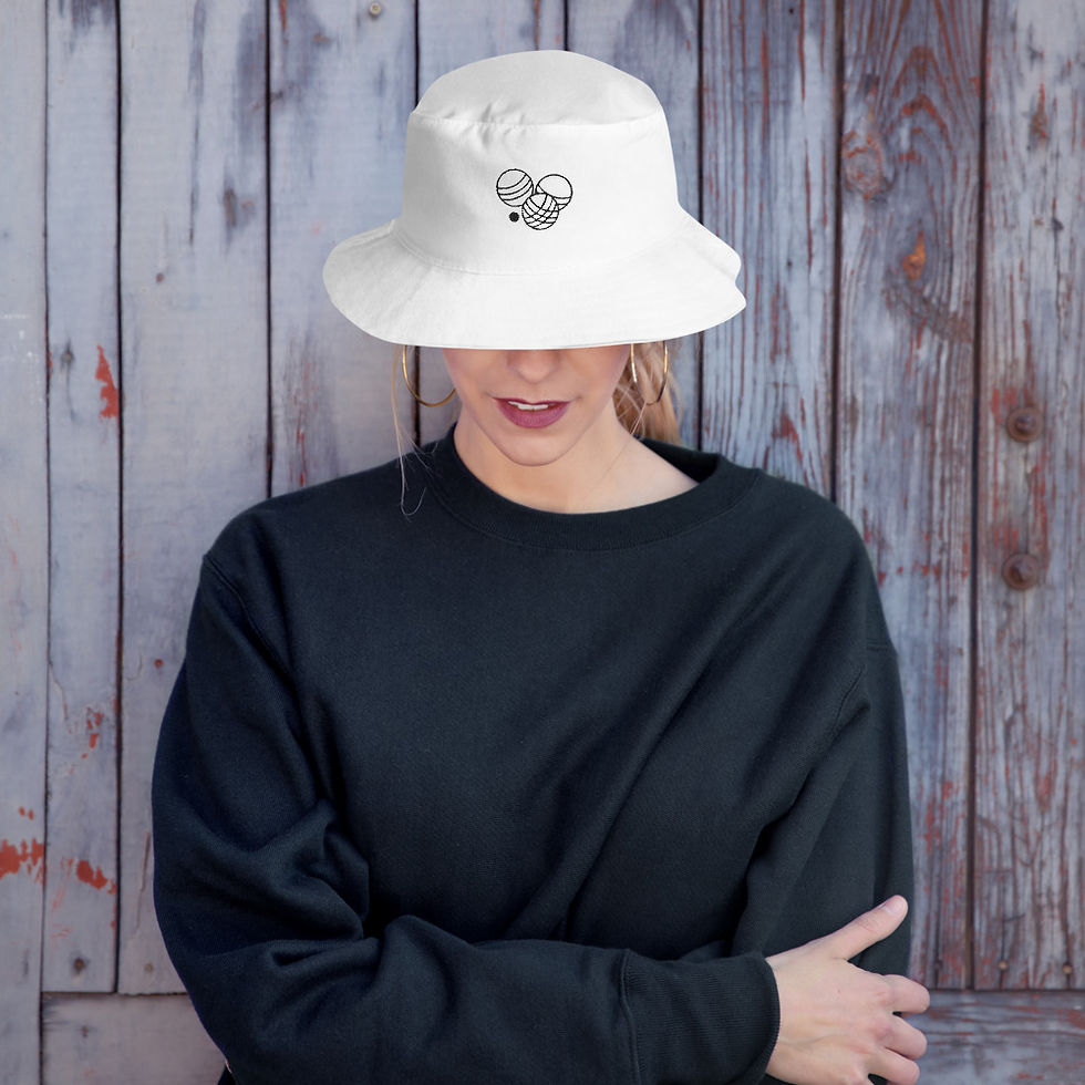 Thumbnail: Boules White Bucket Hat