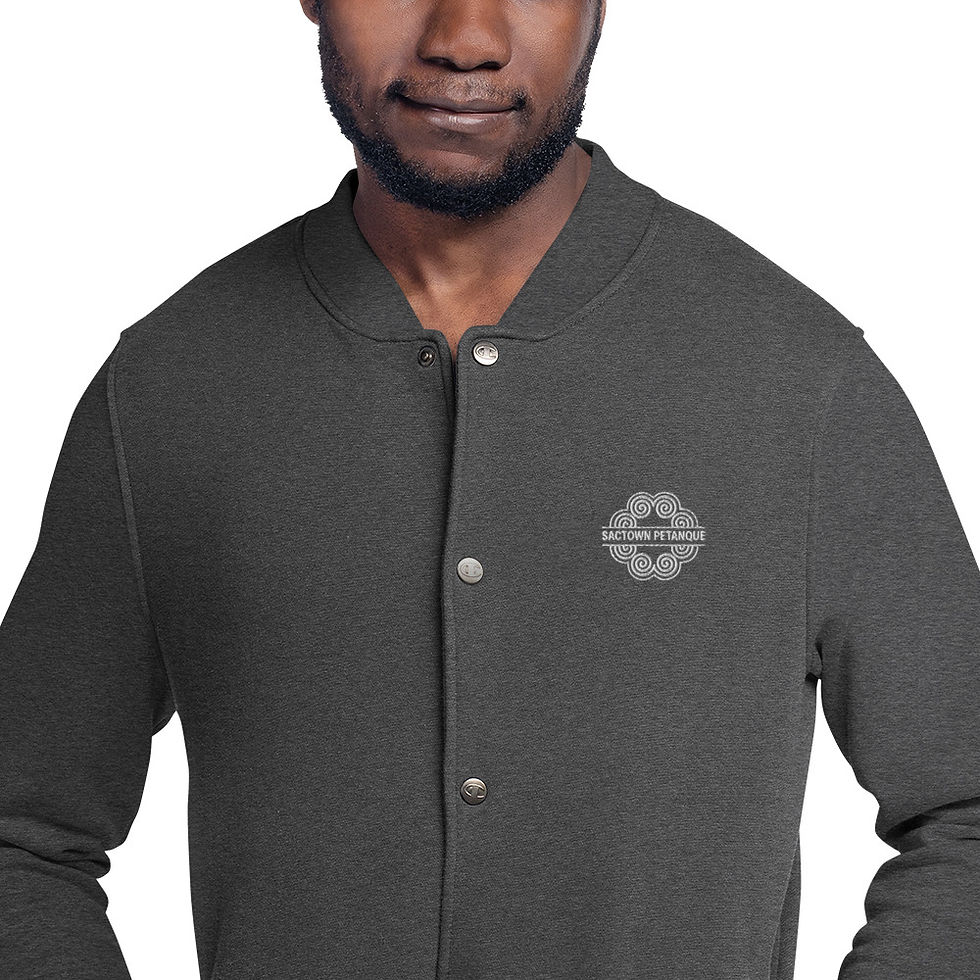 Thumbnail: Sactown Embroidered Champion Bomber Jacket