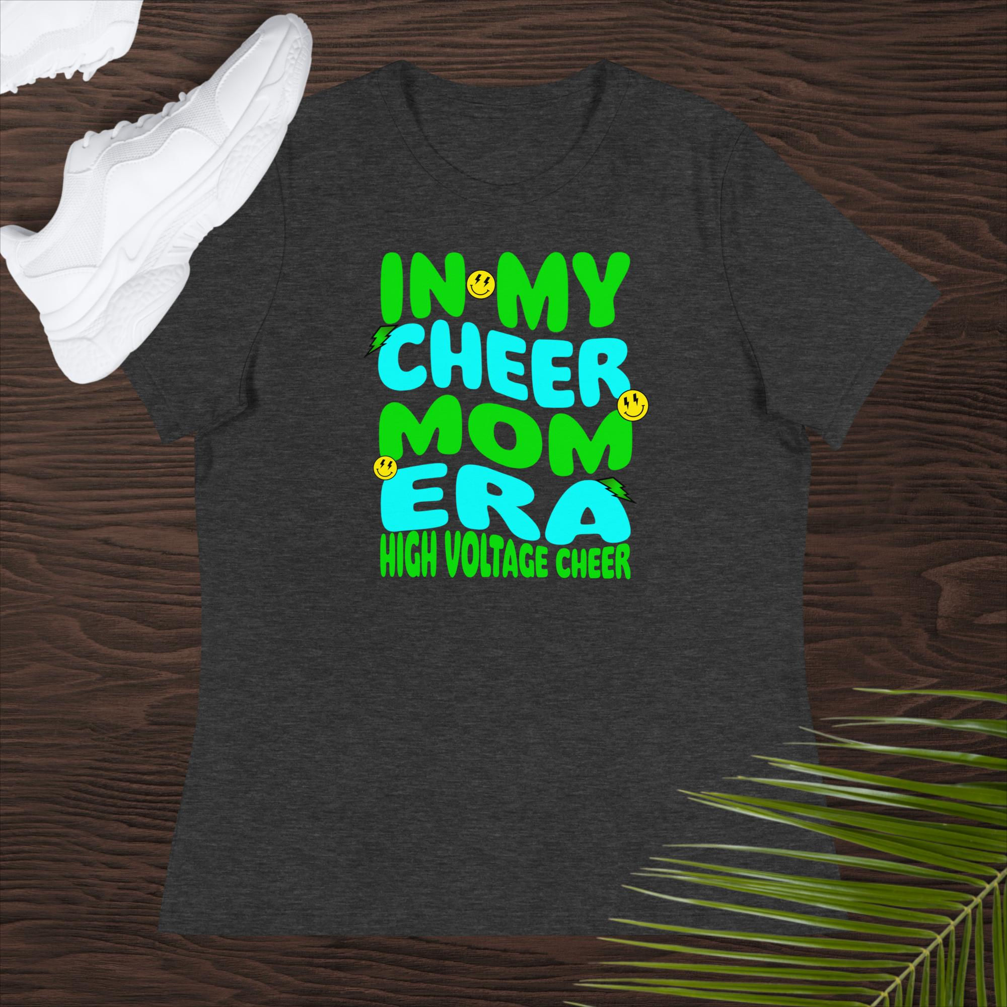 Womens Cheer Mom Era Relaxed T-Shirt