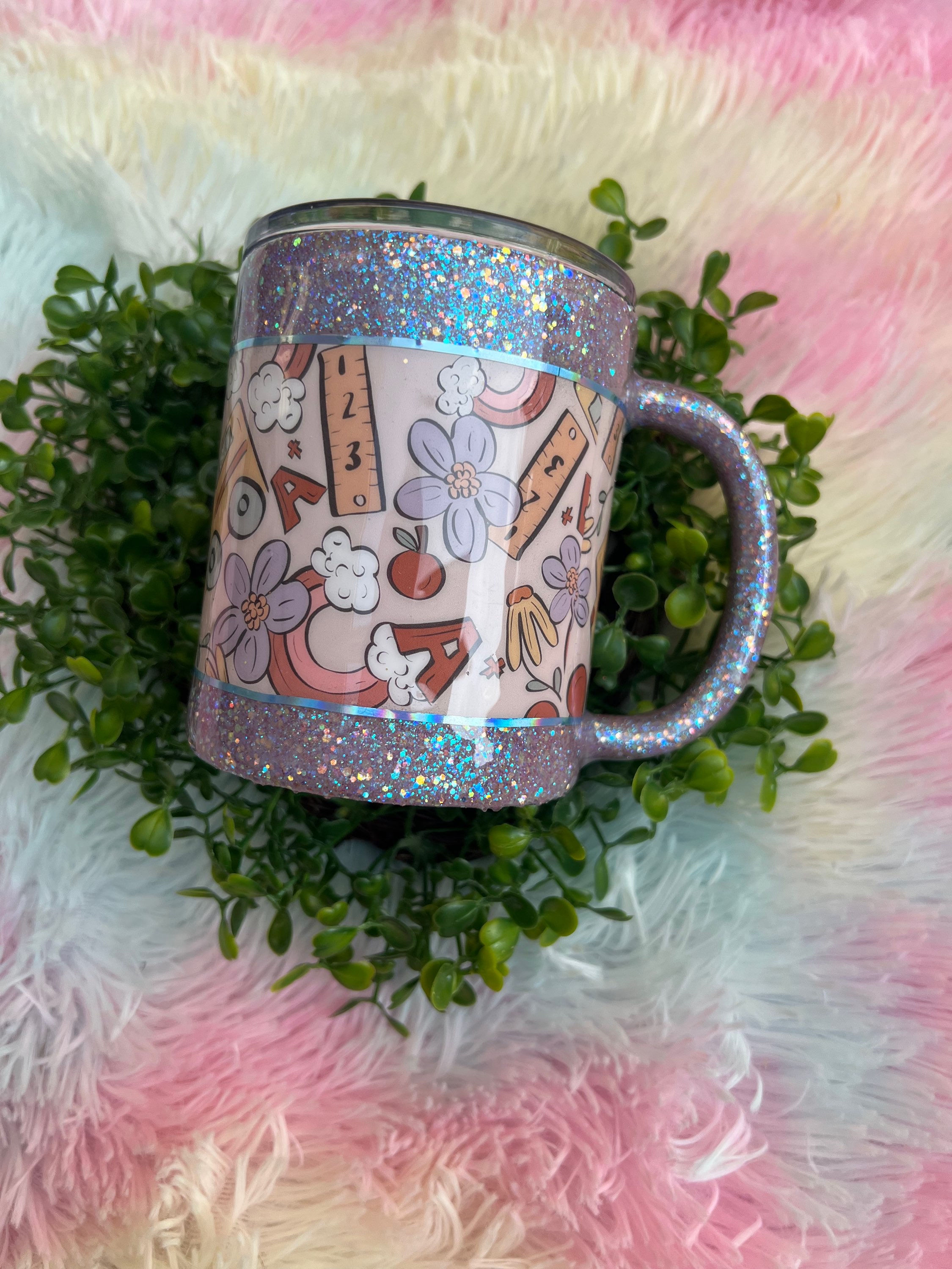 Teacher Glitter mug | 12 oz