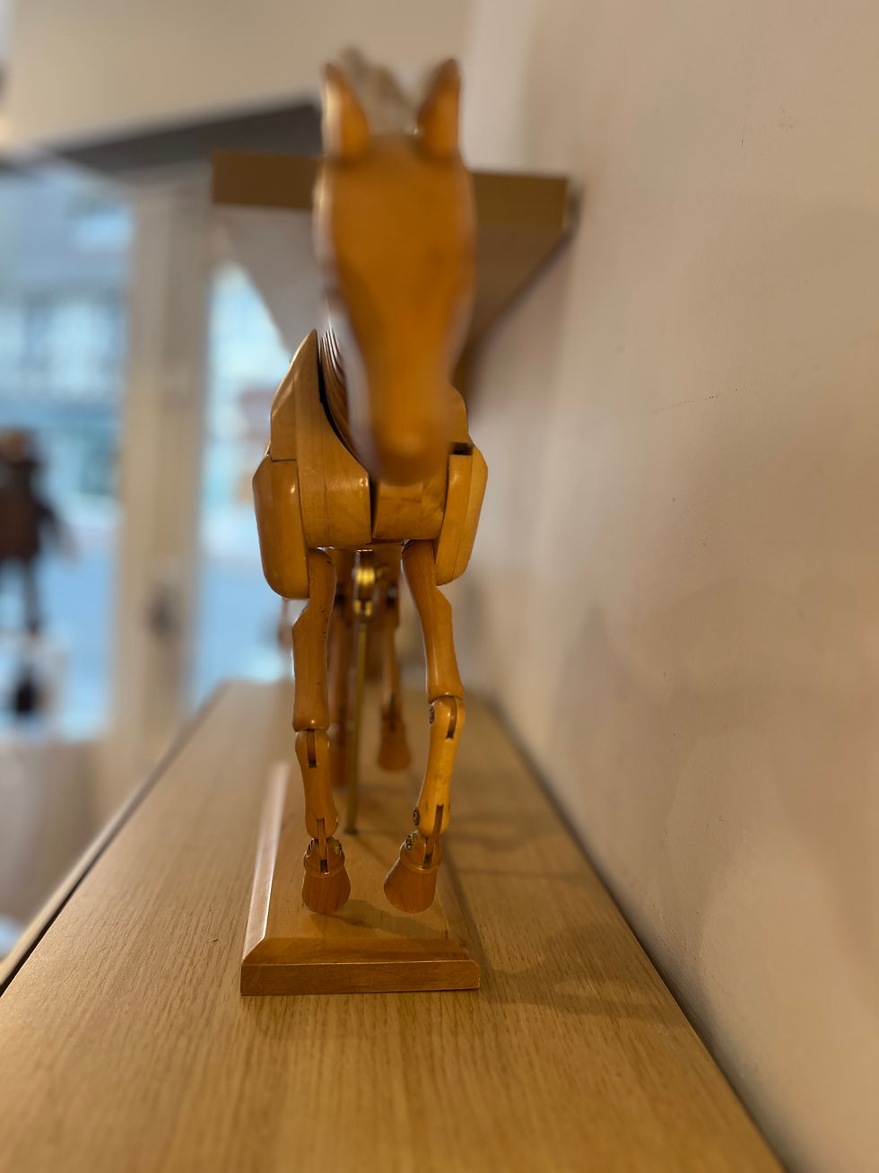 Miniature : Cheval articulé en bois