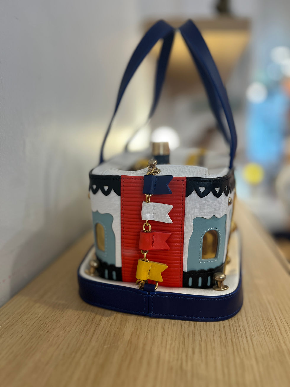 Miniature : Sac cuir Mississipi Braccialini NEUF
