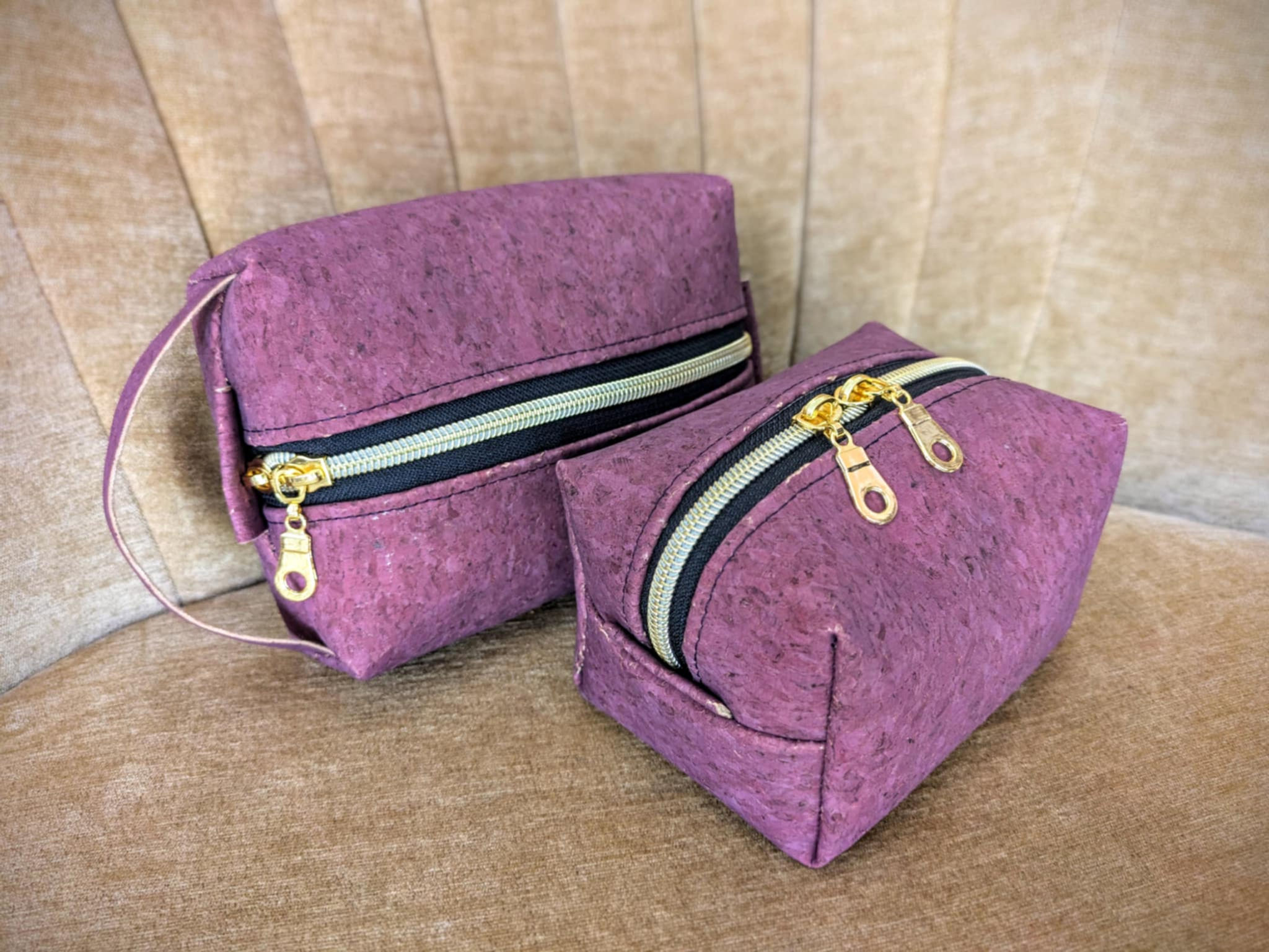 Purple Cork Pouch