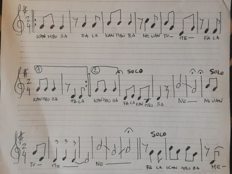 FA LA KAN MBO BA ¡Crea tu ostinato y haz tu video!