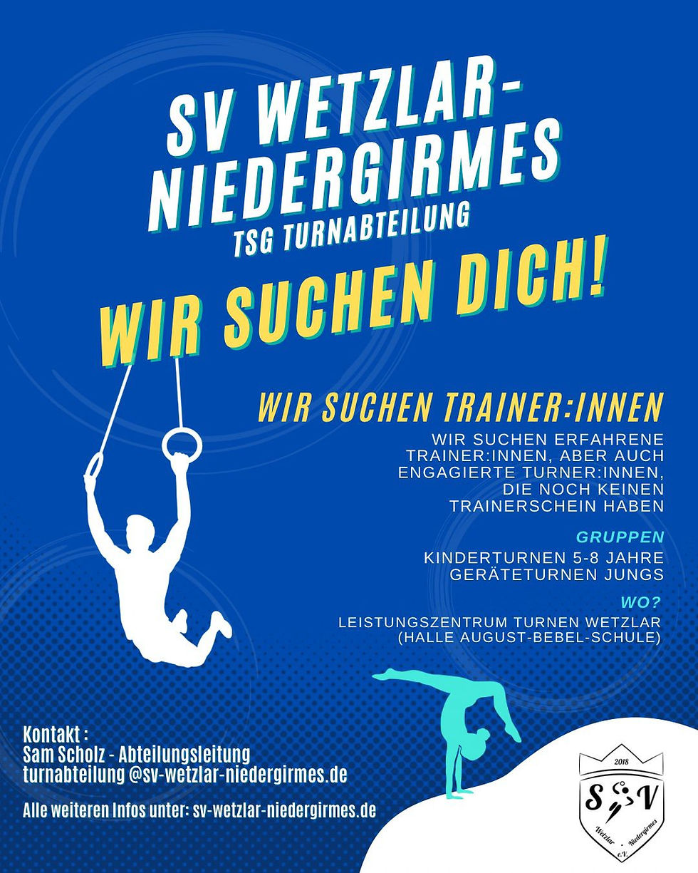 WIR SUCHEN DICH !