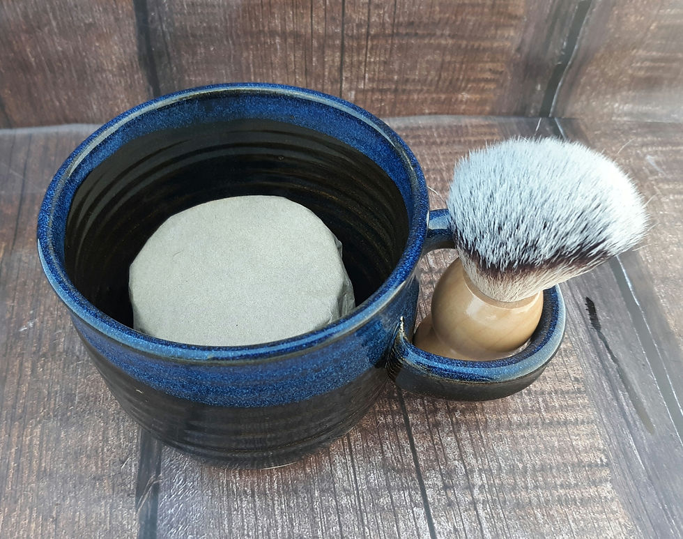 Thumbnail: Shaving kit with soap and brush