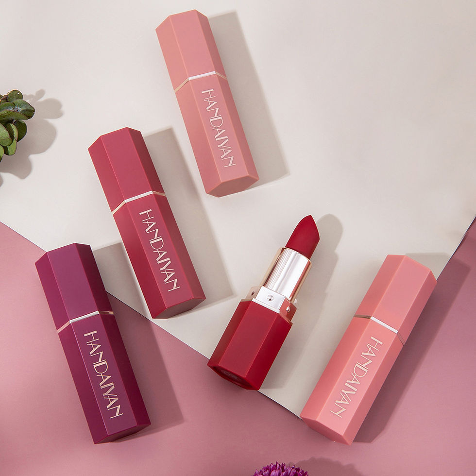 Thumbnail: 6-Color Matte Lipstick with Delicate Texture for Daily Use