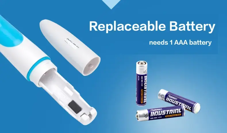 Thumbnail: Electric Toothbrush C6 with 2 Soft Brush Heads - view 3