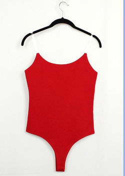 Red Tank Body Suit