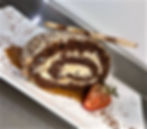 Chocolate & Caramel Swiss Roll