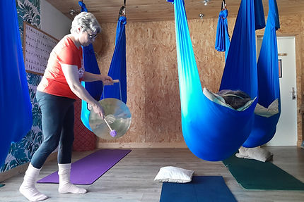 Bain sonore en hamac