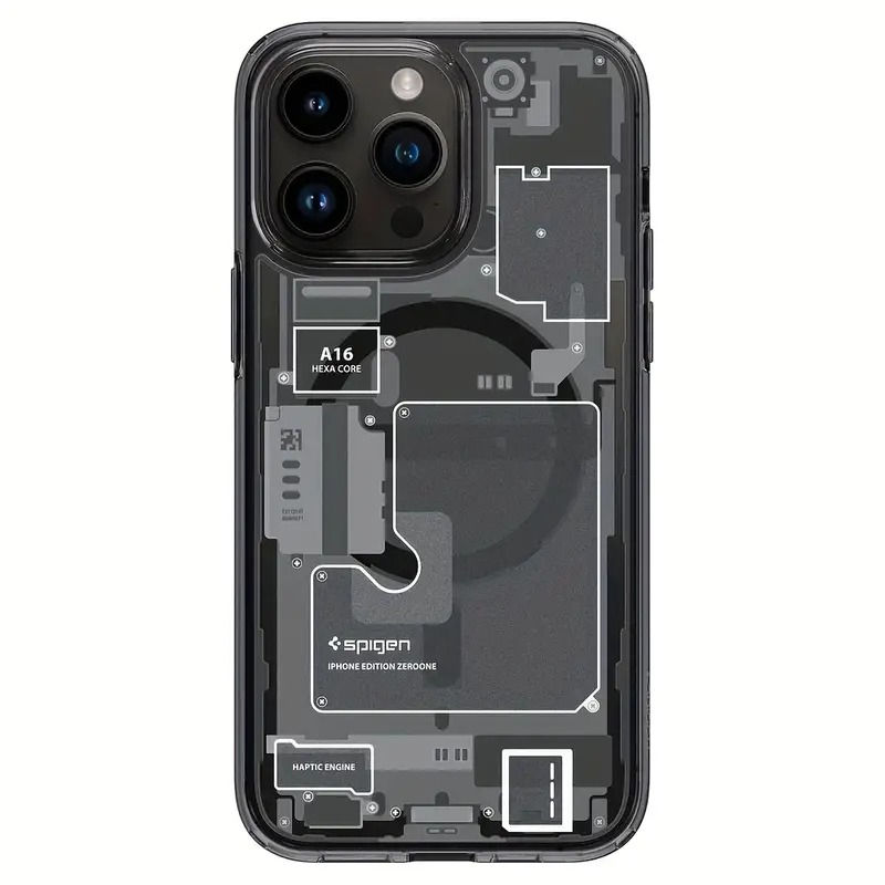 Thumbnail: Transparent Acrylic Magnetic Phone Case for iPhone 14 Pro