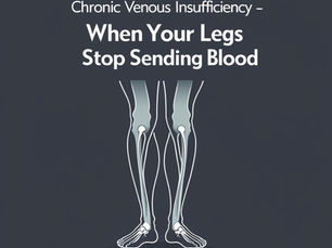 Chronic venous insufficiency (CVI): How to keep your veins healthy and detect symptoms early