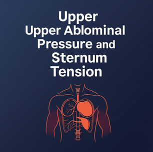 Feeling of pressure in the upper abdomen and tension in the sternum – what is behind it?