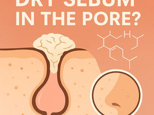 What happens when your sebum is too dry – and how to clear your pores