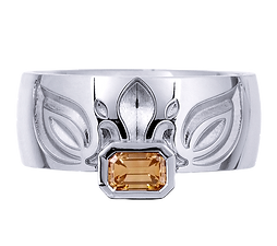 Handmade papilio ring