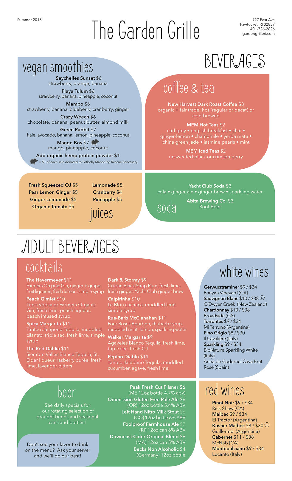 Restaurant Menu