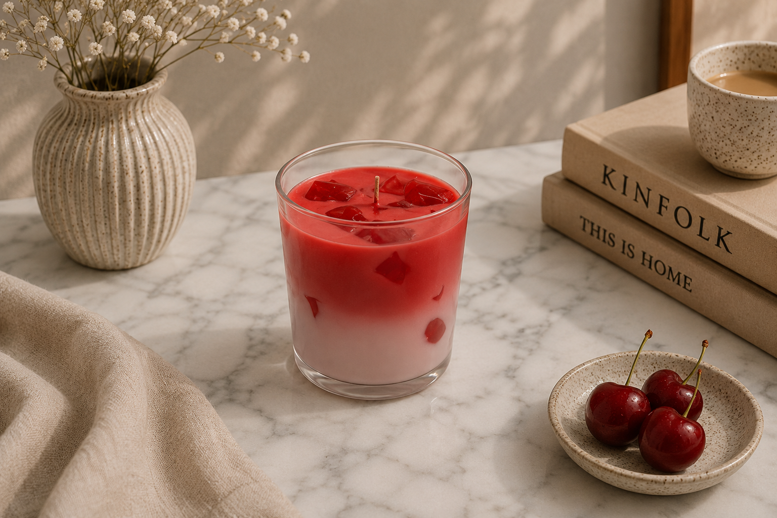 Cherry latte