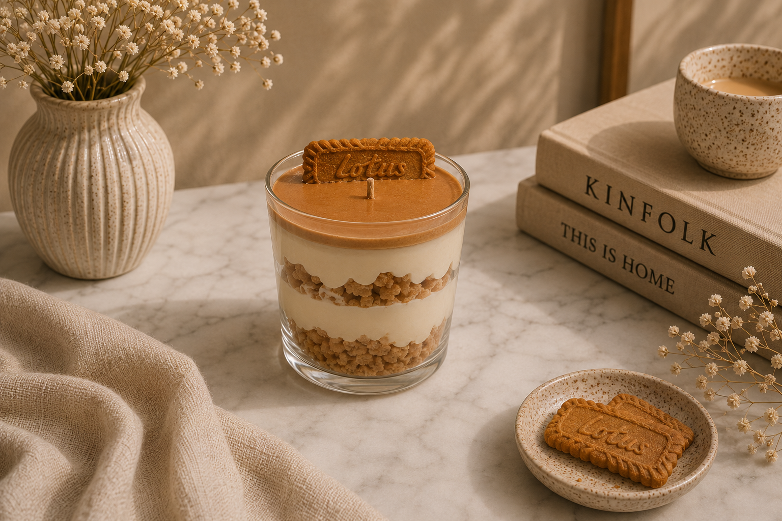 Lotus cheesecake