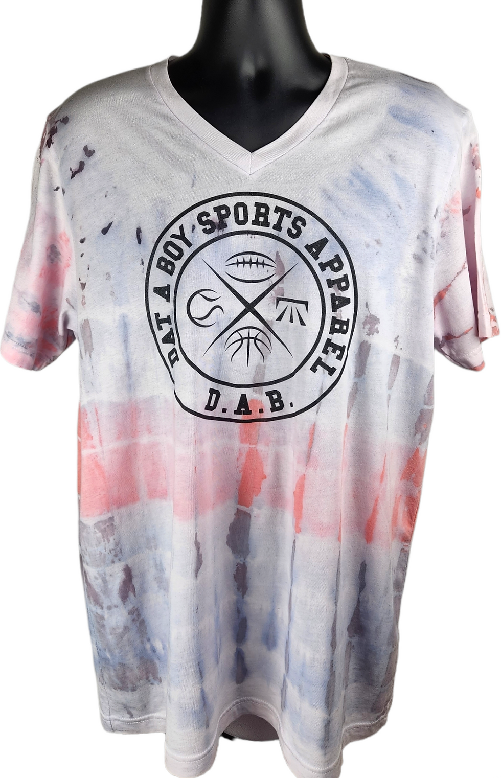 Thumbnail: DAT A BOY™ "ONE of A KIND" Hand-Stained V-Neck T-shirts