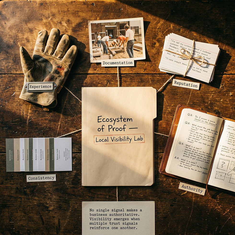 The Ecosystem of Proof: Why Local Businesses Win in Google's AI Search Era