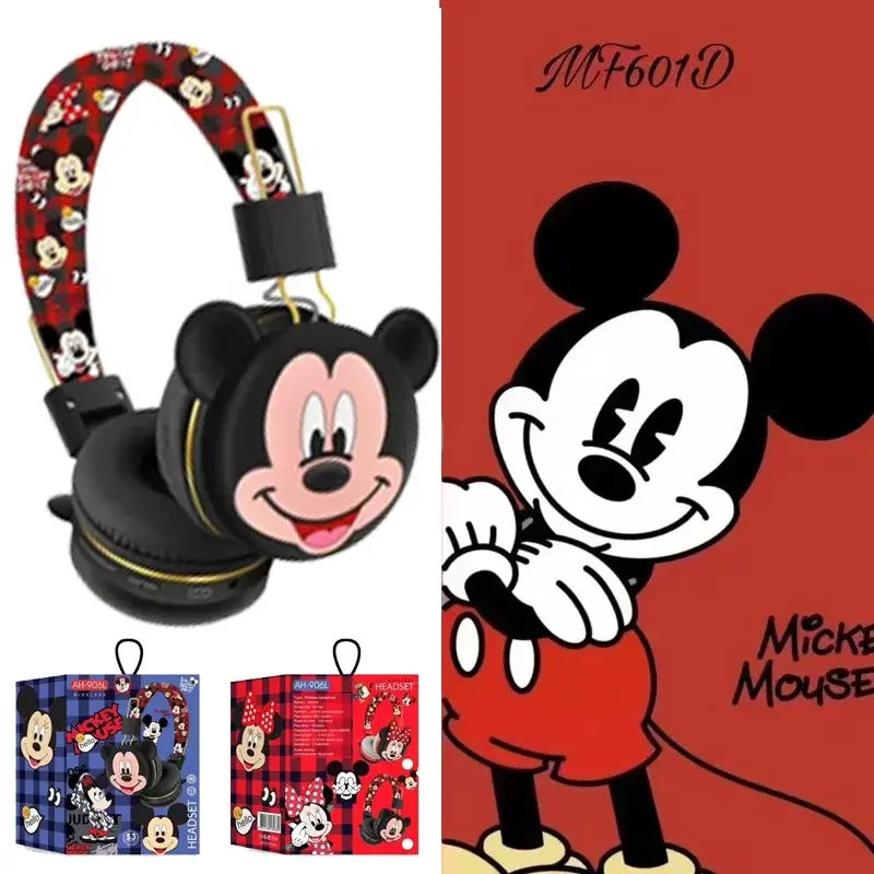 Thumbnail: Cartoon Mickey Minnie Bluetooth Headsets Game Doodle Wireless Headphones Earphon