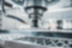 Injection moulding machine at work