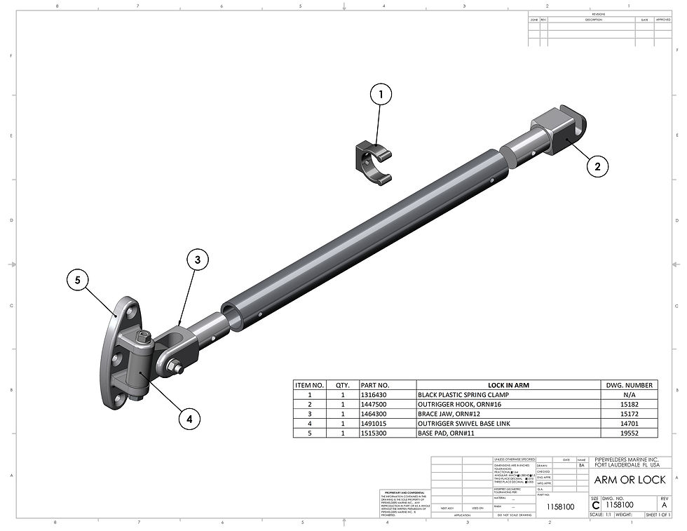Lock-In Arm Assembly