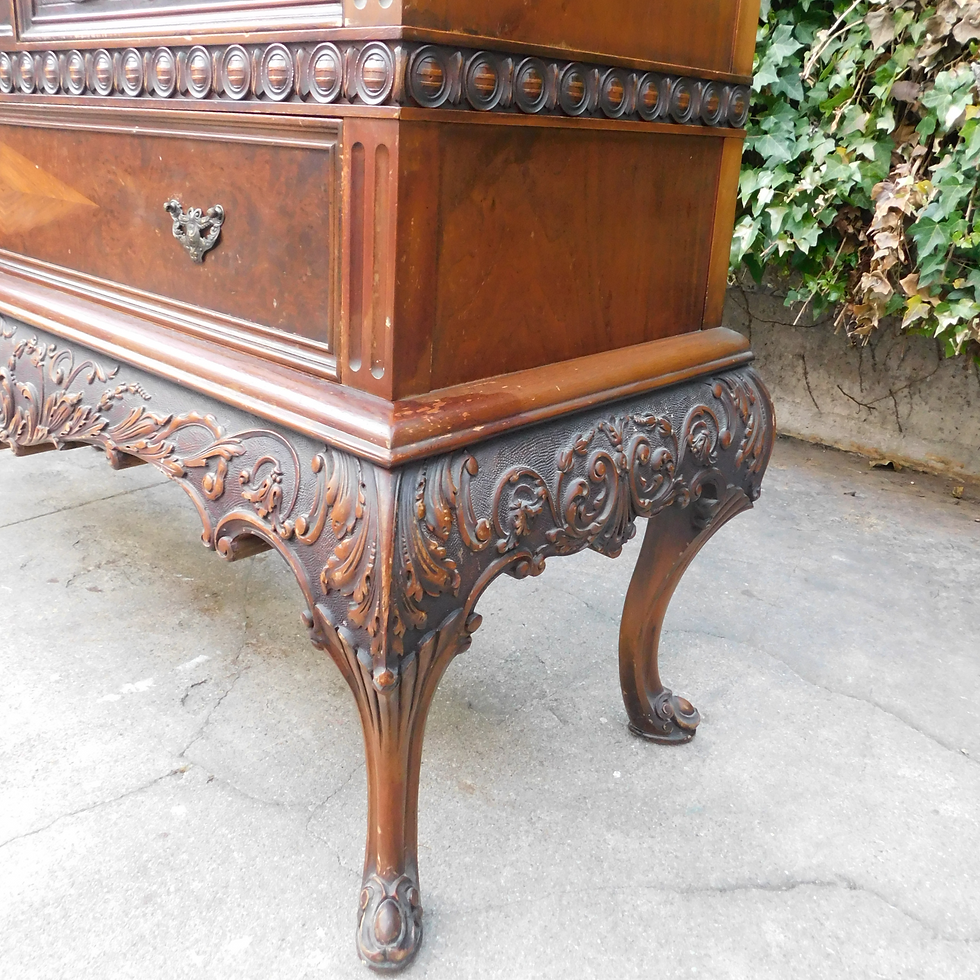 Thumbnail: Antique Flora Carved Chest